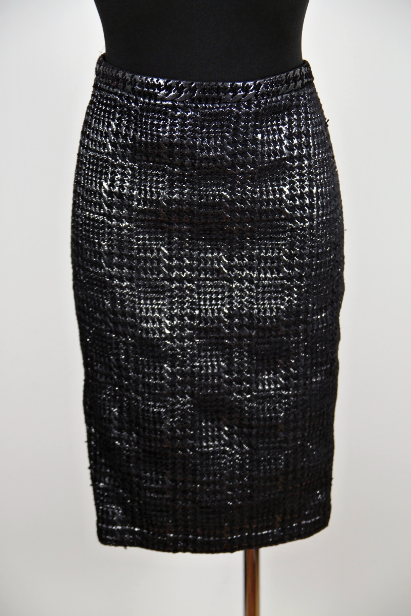 Černostříbrná sukně