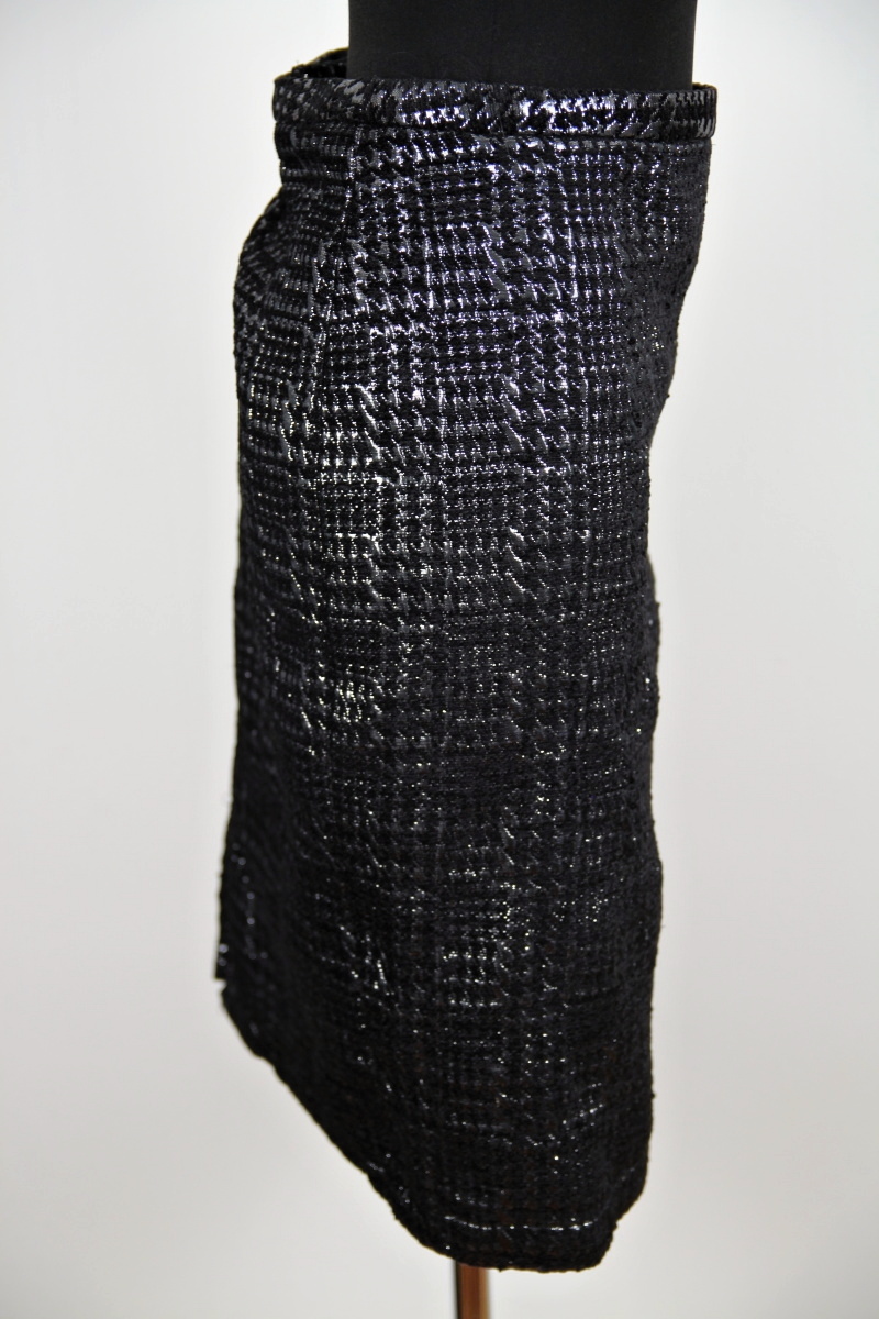 Černostříbrná sukně