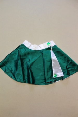 Zelená maškarní sukně