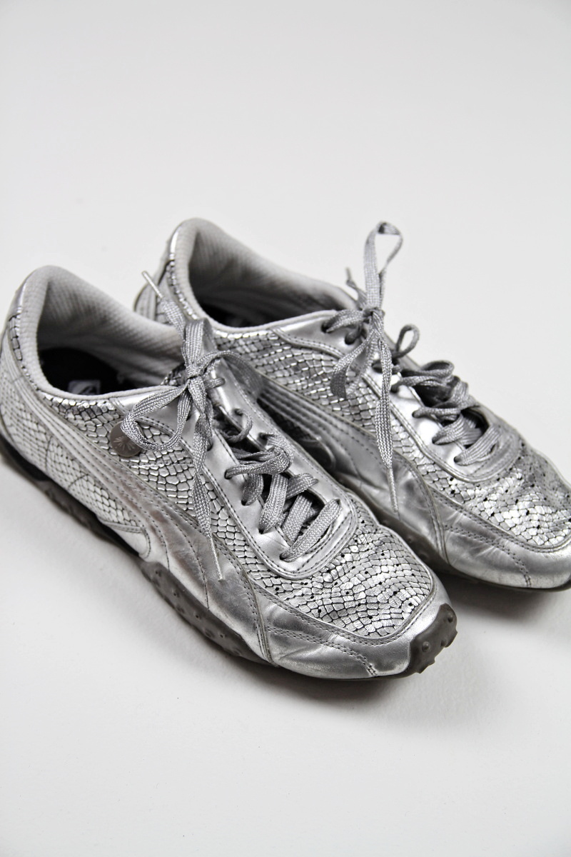 Stříbrné boty  Puma 