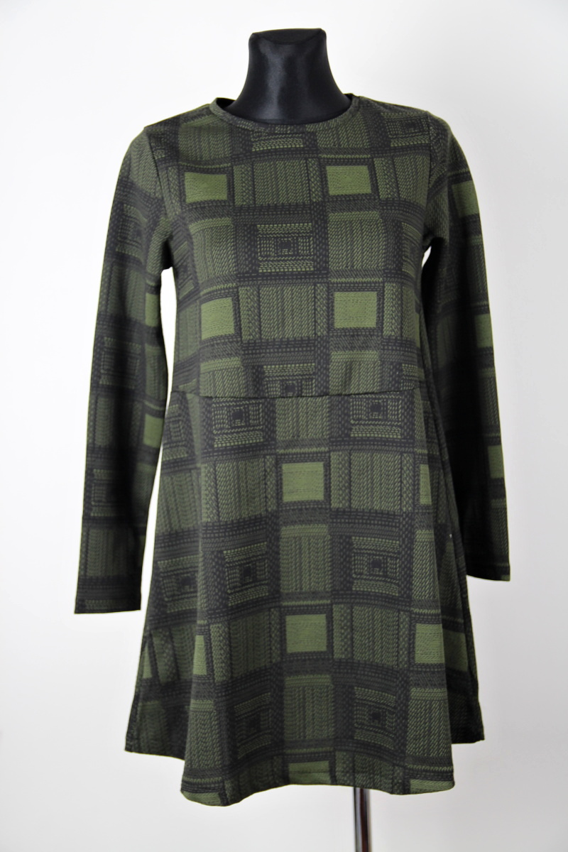 Zelené šaty  Zara Trafaluc 