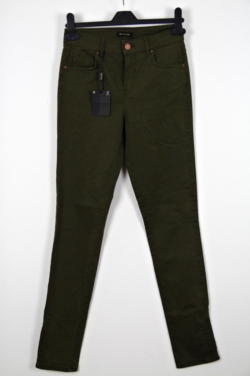 Zelené kalhoty  Massimo Dutti 