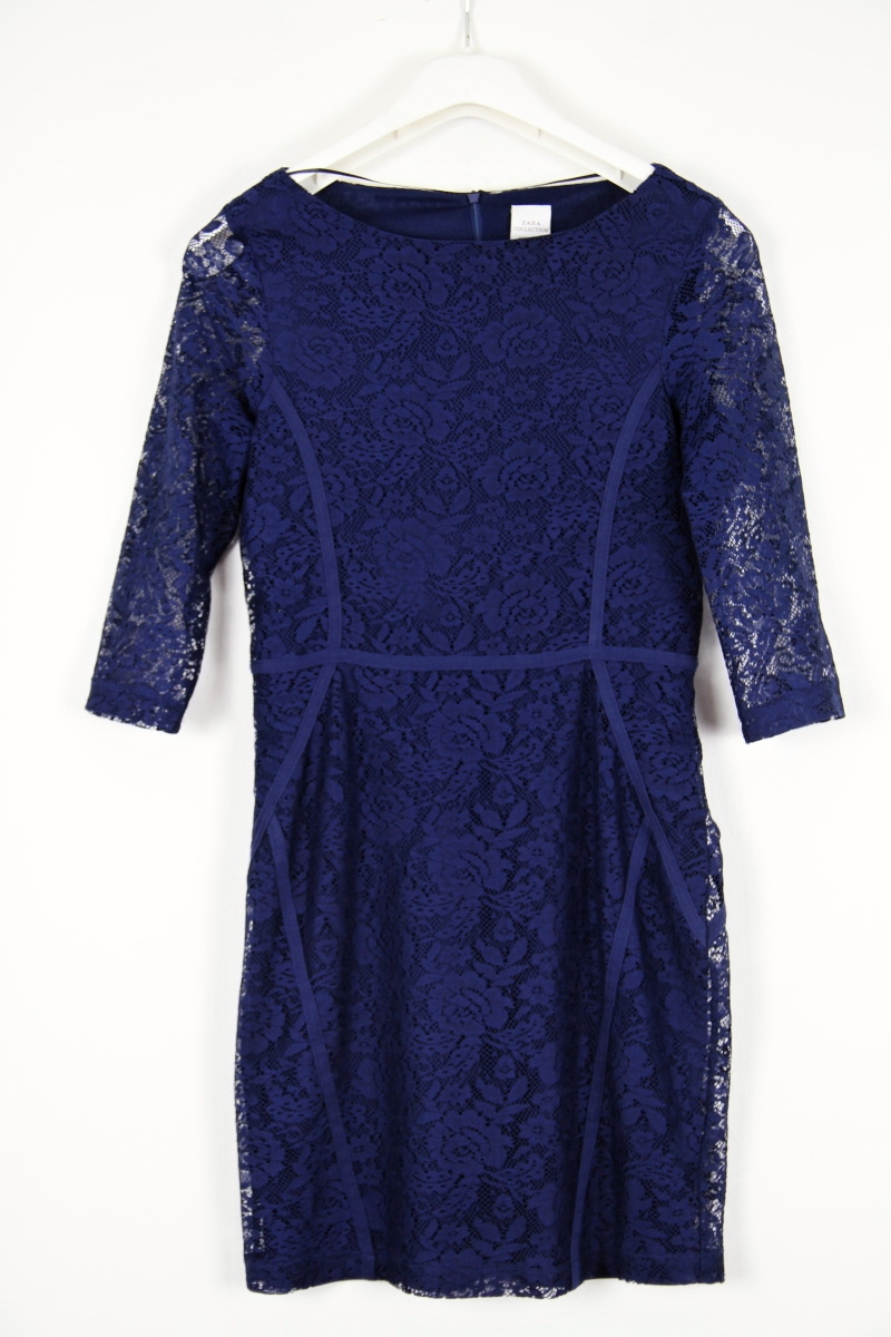 Modré šaty  Zara 
