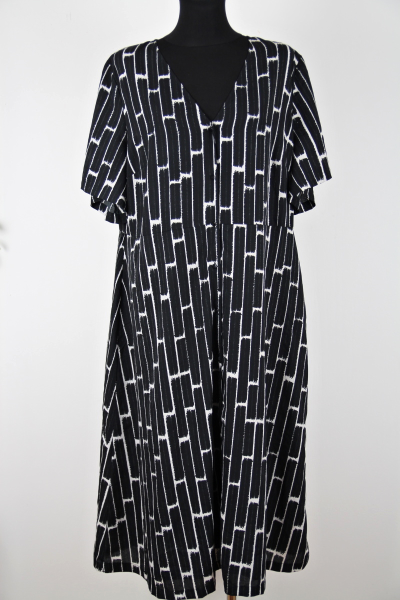 Černobílé šaty  Junarose 