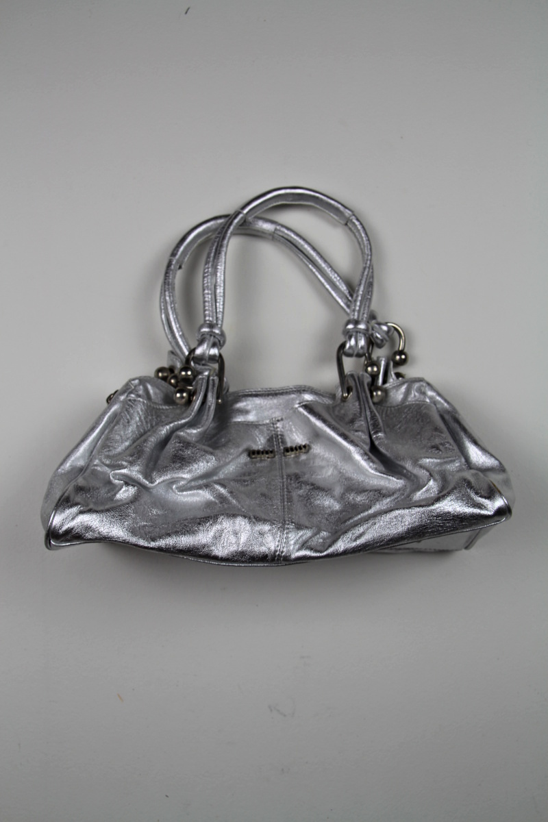 Stříbrná kabelka  Miu Miu 